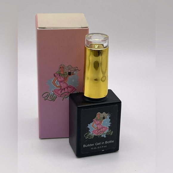 Lily Pretty Clear and Pink Color Builder Nail Gel Set, 2Pcs 15ml - Picture 8 of 10